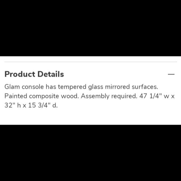 Mirror vanity/console - Picture 2 of 2